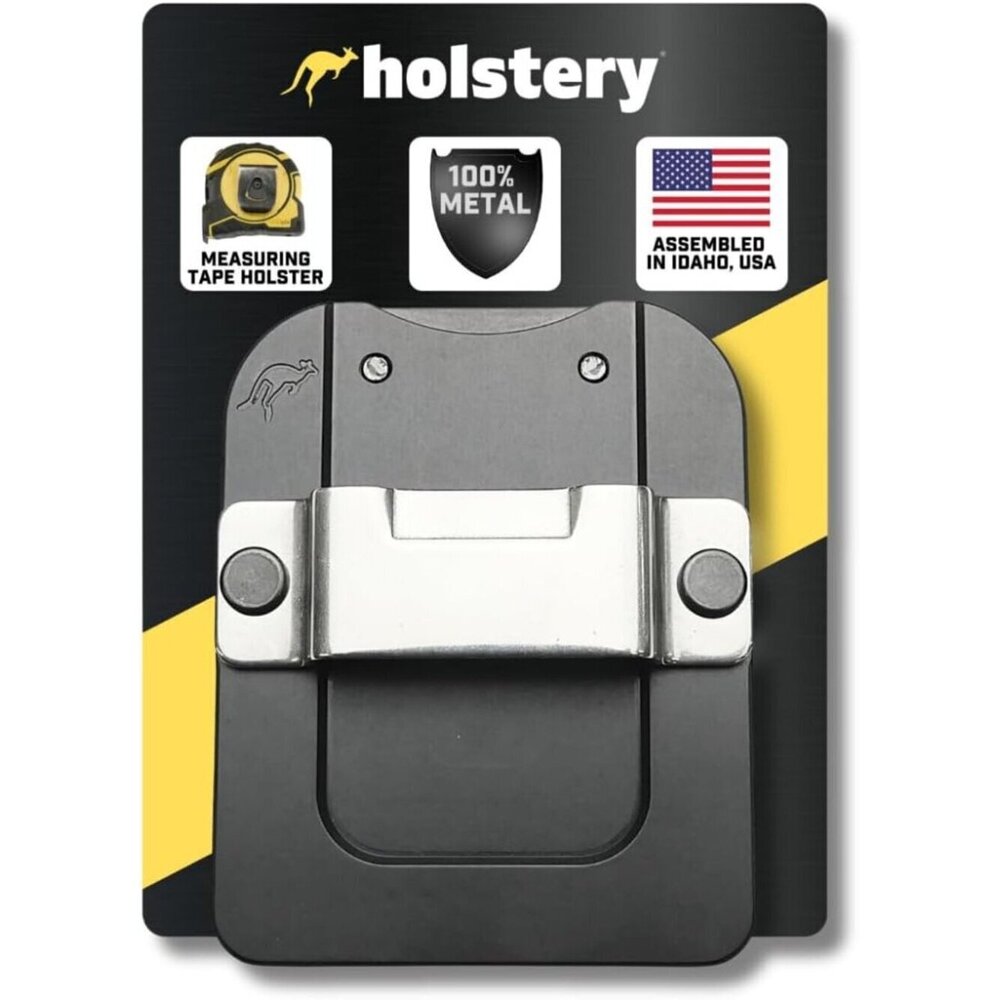 TapeMaster | Clip-On Tape Measure Holder - Low-Profile Measuring Tape Holster